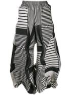 Issey Miyake Pleated Wide Leg Trousers - Grey