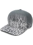 Just Cavalli Leopard Print Gradient Cap - Grey