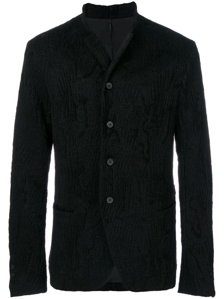 Masnada Button Up Jacket - Black