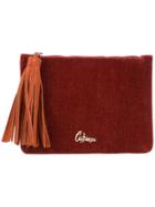 Castañer Tassel Detail Clutch Bag - Yellow & Orange