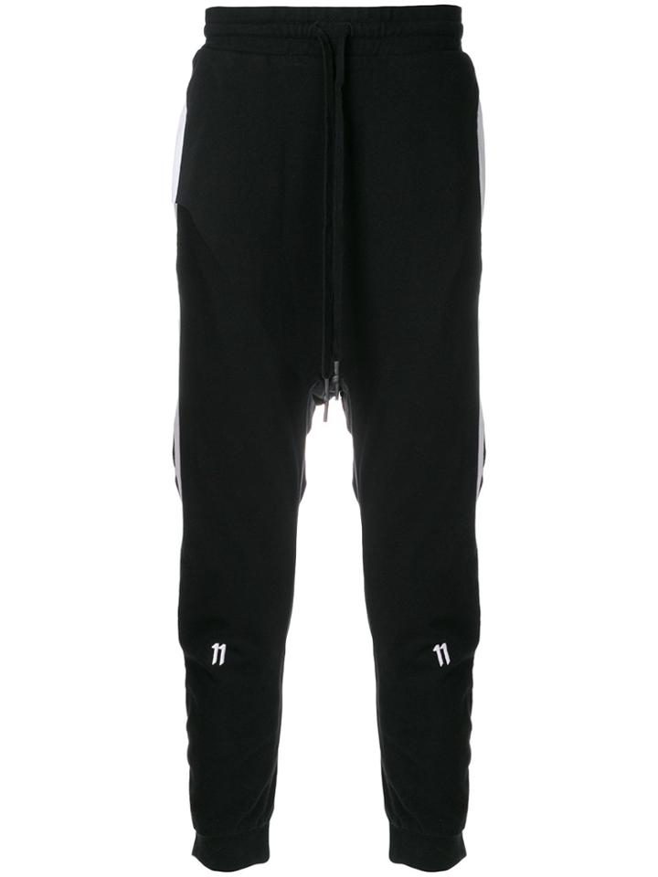 11 By Boris Bidjan Saberi Sarrouel Track Pants - Black