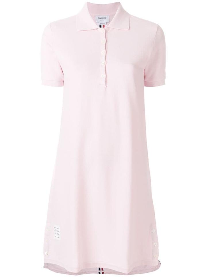 Thom Browne Polo A-line Dress - Pink