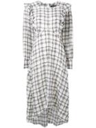 Isabel Marant Check Print Dress - Grey