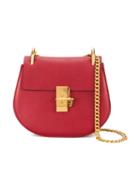 Chloé - Red Large Drew Shoulder Bag - Women - Leather/metal - One Size, Leather/metal
