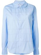 Comme Des Garçons Comme Des Garçons Peter Pan Collar Panelled Shirt