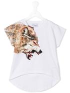 Marcelo Burlon County Of Milan Kids Cruces T-shirt, Girl's, Size: 10 Yrs, White