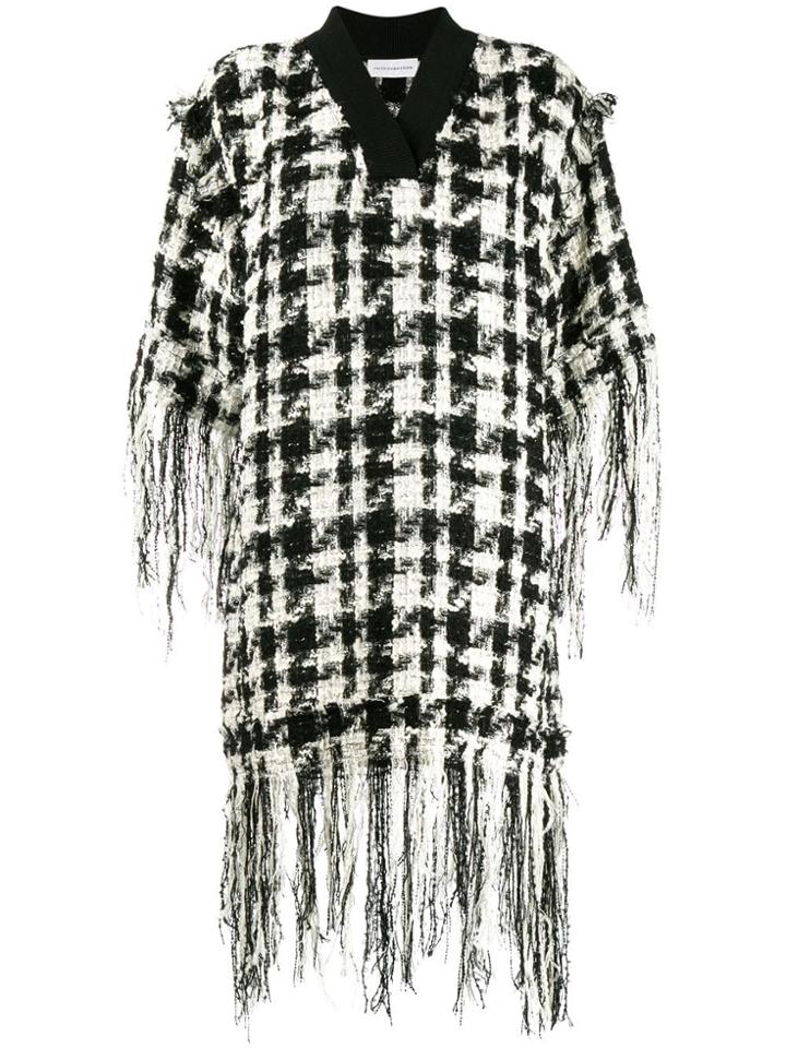 Faith Connexion Woven Jersey Dress - Black