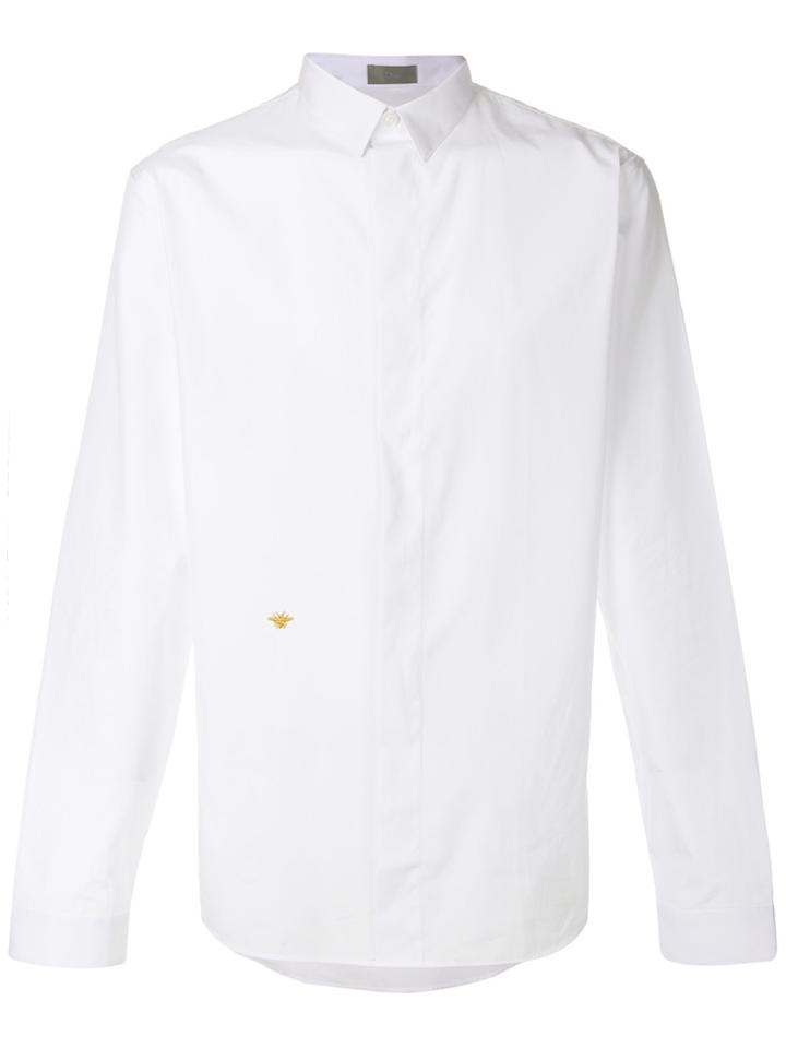 Dior Homme Logo Embroidered Shirt - White