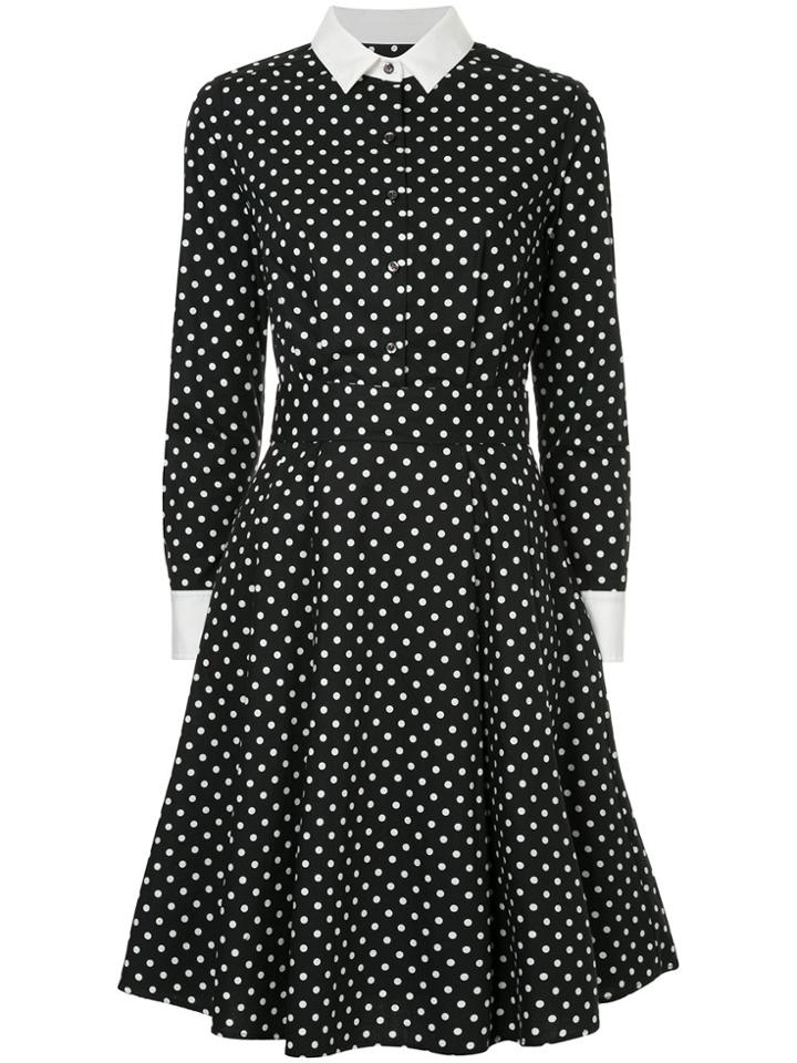 Loveless Polka Dot Dress - Black