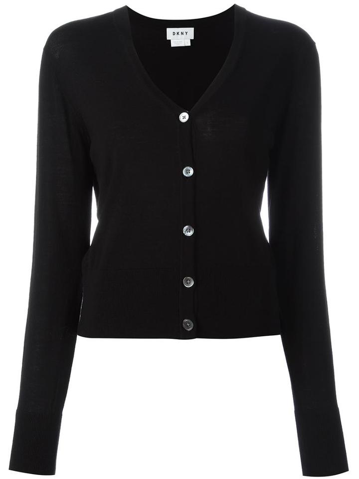 Dkny V-neck Cardigan, Women's, Size: Large, Merino