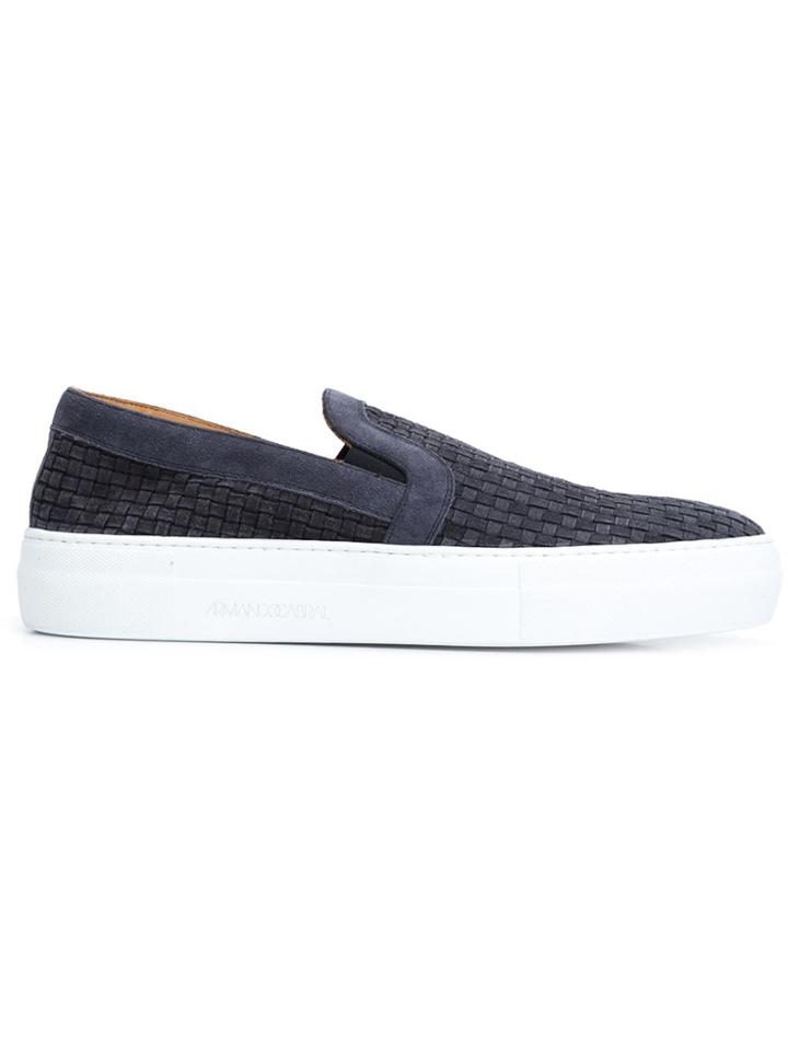 Armando Cabral 'bowery' Slip-on Sneakers - Black