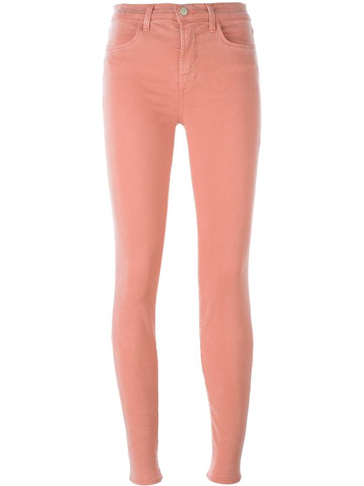 J Brand Skinny Jeans, Women's, Size: 29, Pink/purple, Cotton/spandex/elastane/lyocell