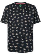 Ps Paul Smith Palm Tree Printed T-shirt - Black