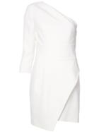 Alexandre Vauthier - One Shoulder Dress - Women - Acetate/viscose - 38, White, Acetate/viscose