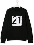 Nº21 Kids Teen Logo Sweatshirt - Black