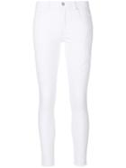 Steffen Schraut Flocked Floral Detail Jeans - White
