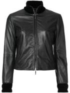 Armani Jeans High-neck Zip Jacket - Black