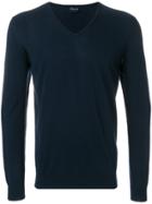 Drumohr V-neck Sweater - Blue