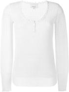 3.1 Phillip Lim Perforated Henley Top