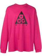 Nike Acg Long-sleeved T-shirt - Pink