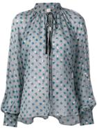 Dorothee Schumacher Print Tied Blouse - Grey