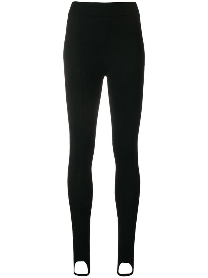 Victoria Beckham Skinny-fit Stirrup Leggings - Black