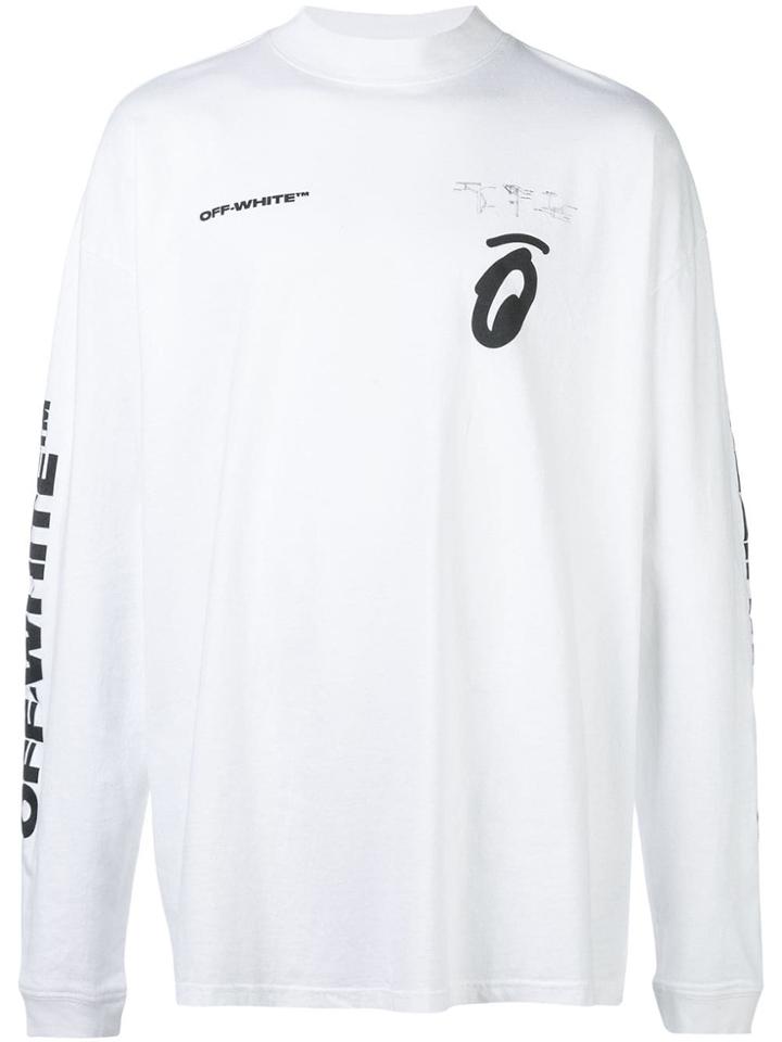 Off-white Arrow Print Long Sleeved T-shirt