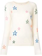 Chinti & Parker 3d Star Sweater - White