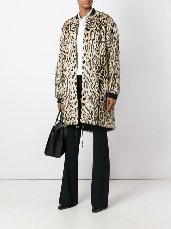 Giambattista Valli Animal Print Coat