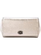Coach Alexa Turnlock Clutch - Silver