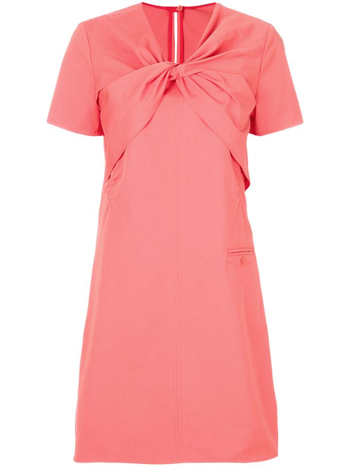 Carven Flared Mini Dress - Yellow & Orange