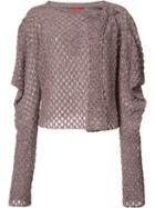 Vivienne Westwood Red Label - Wrap Cardigan - Women - Cotton/linen/flax/polyamide - M, Cotton/linen/flax/polyamide