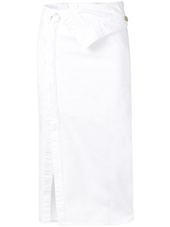 Jacquemus Jean Midi Skirt - White