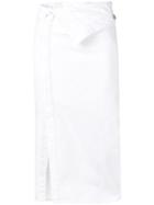 Jacquemus Jean Midi Skirt - White