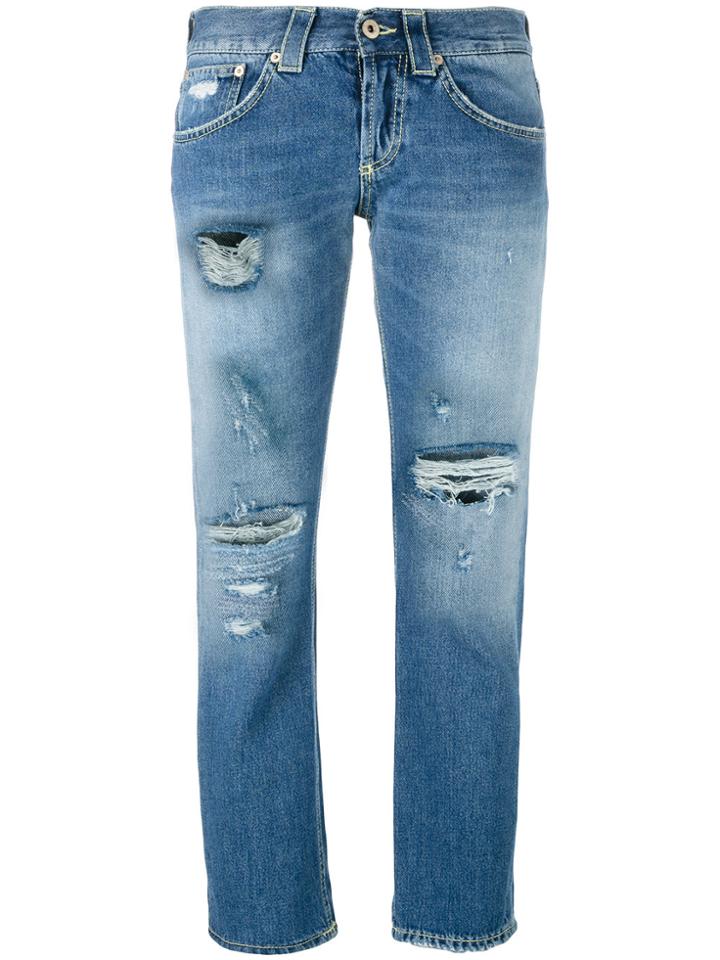 Dondup 'segolene' Distressed Jeans - Blue
