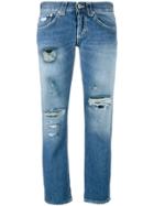 Dondup 'segolene' Distressed Jeans - Blue
