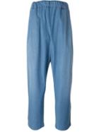 Laneus Drop-crotch Trousers, Men's, Size: 46, Blue, Cotton