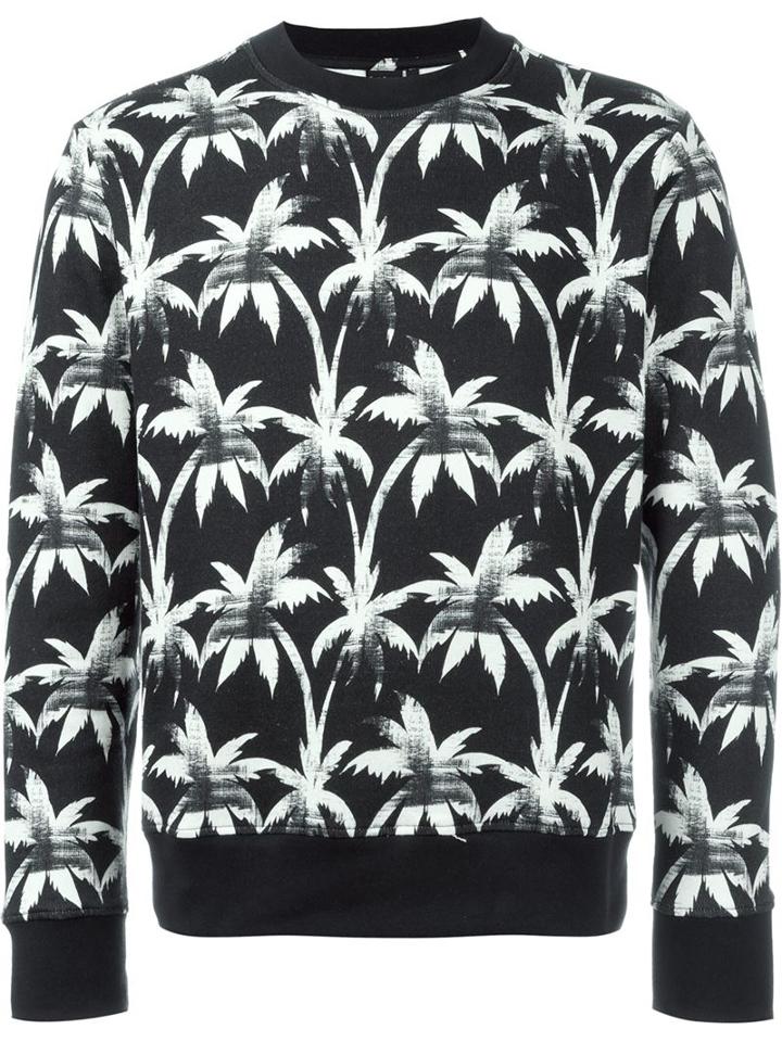 Ps Paul Smith Palm Tree Print Sweatshirt
