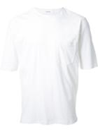 Lemaire Patch Pocket T-shirt, Men's, Size: Large, White, Cotton
