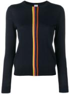 Paul Smith Central Stripe Sweater - Blue