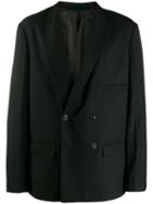Lemaire Oversized Double-breasted Blazer - Black