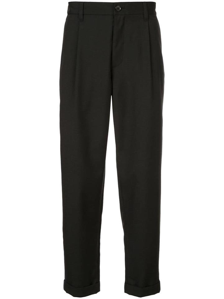 D'urban Casual Tapered Trousers - Black