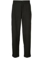 D'urban Casual Tapered Trousers - Black