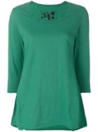 Rundholz Black Label Slim-fit Flared Top - Green