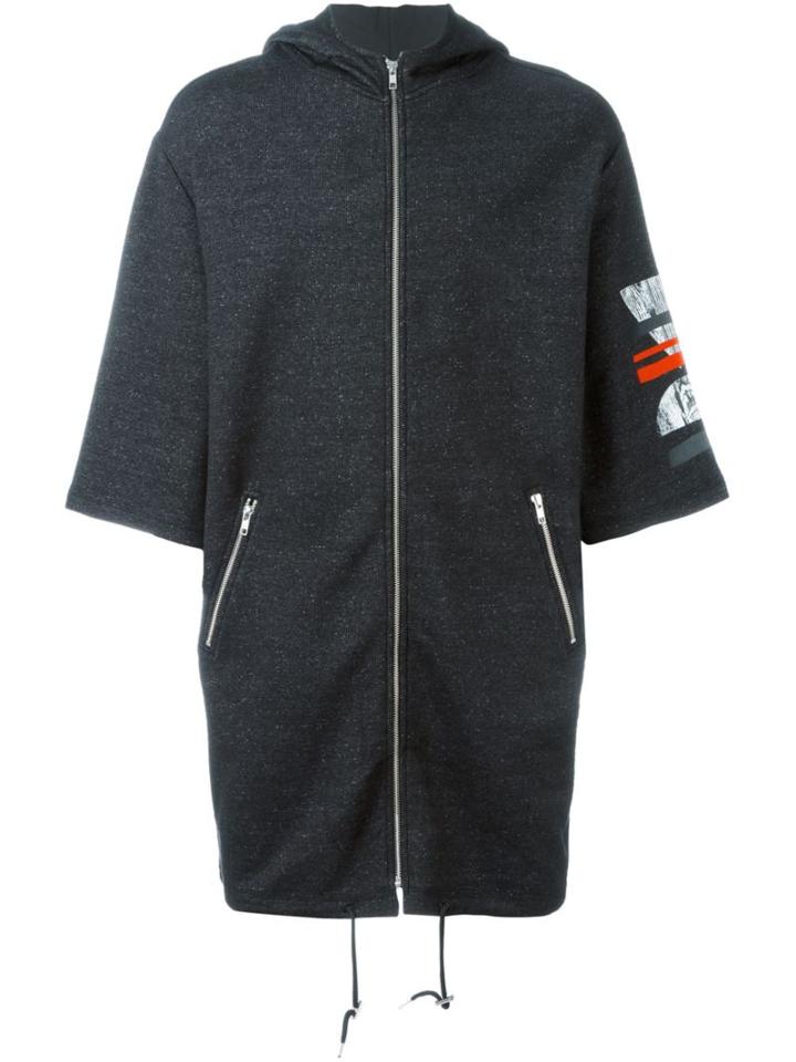 Mcq Alexander Mcqueen Parka Sweatshirt, Men's, Size: Medium, Black, Cotton/polyester