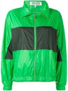 Kenzo - Logo Print Windbreakers - Women - Polyamide - S, Women's, Green, Polyamide