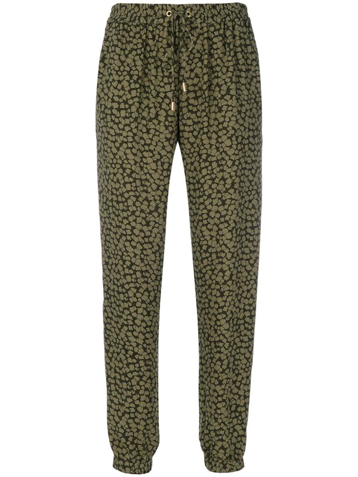Michael Michael Kors Printed Joggers - Green