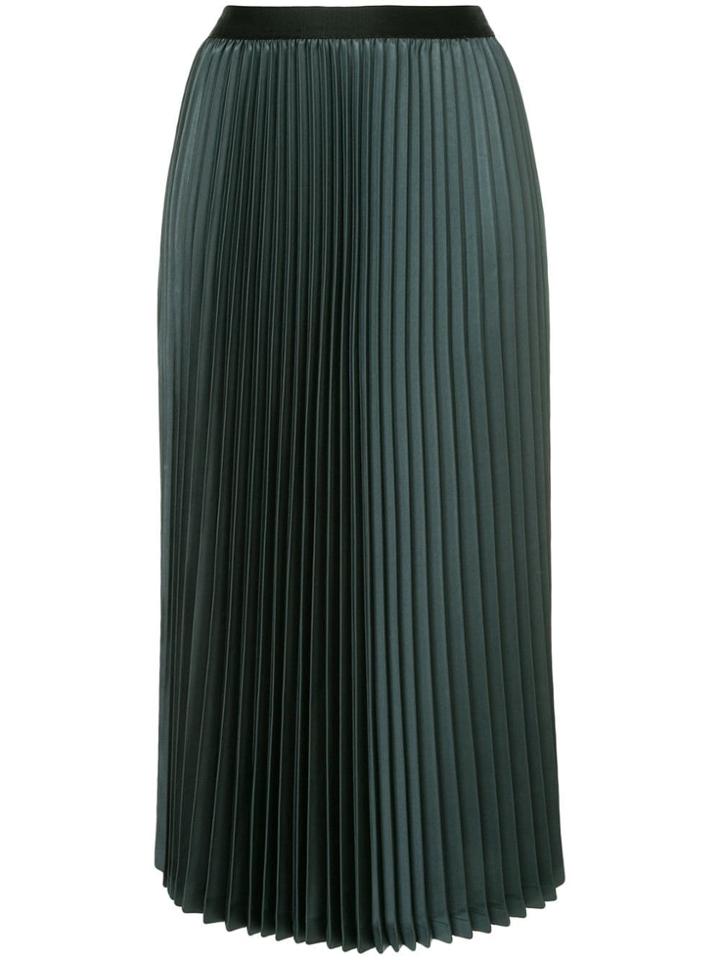 08sircus Midi Pleated Skirt - Green