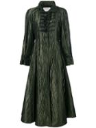 Christian Dior Pre-owned Padded Diamond Quilted Coat - Green