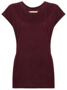 Raquel Allegra Round Neck T-shirt - Red